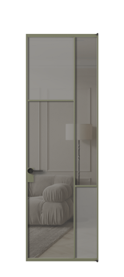 Дверь межкомнатная Mosaic АЛПЛ041.10 Алюминий оливковый тёмный Сатинированное серое стекло, триплекс, 6 мм + Прозрачное серое стекло, триплекс, 6 мм Без короба АОТ Цена 861690 Стоимость комплекта двери включает:
1. Полотно (600/650/700/750/800/850/900/950*2000-2400 мм).
2. Короб
3. Комплект фурнитуры (2 торцевые петли и магнитный замок с ответной планкой). Фабрика дверей Волховец 8 (800) 551 43 19 Межкомнатная дверь Mosaic АЛПЛ041.10 Алюминий оливковый тёмный Сатинированное серое стекло, триплекс, 6 мм + Прозрачное серое стекло, триплекс, 6 мм Цена 861690 AMD | Volhovec