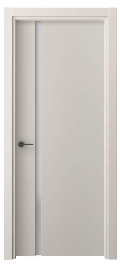 Межкомнатная дверь Freedom 4222 ПЭТ светло-серый Сатинированное стекло Цена 42350 ₽ | Volhovec