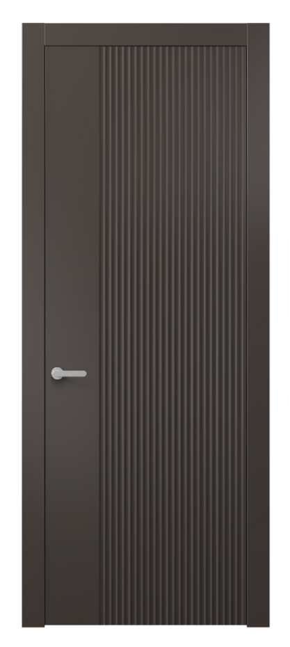 Дверь межкомнатная Alba 8643 Матовый антрацит Гладкий компланарный наличник МАН Цена 39690 ₽ Наличники уже входят в базовый комплект. Фабрика дверей Волховец 8 (800) 551 43 19 Межкомнатная дверь Alba 8643 Матовый антрацит Цена 39690 ₽ | Volhovec