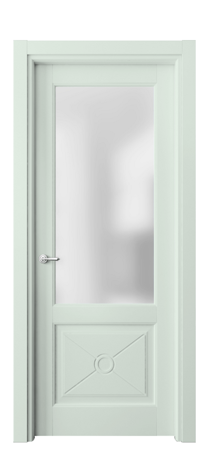 Межкомнатная дверь Toscana Litera 6362 Бук белоснежный Сатинированное стекло Цена 114930 ₽ | Volhovec