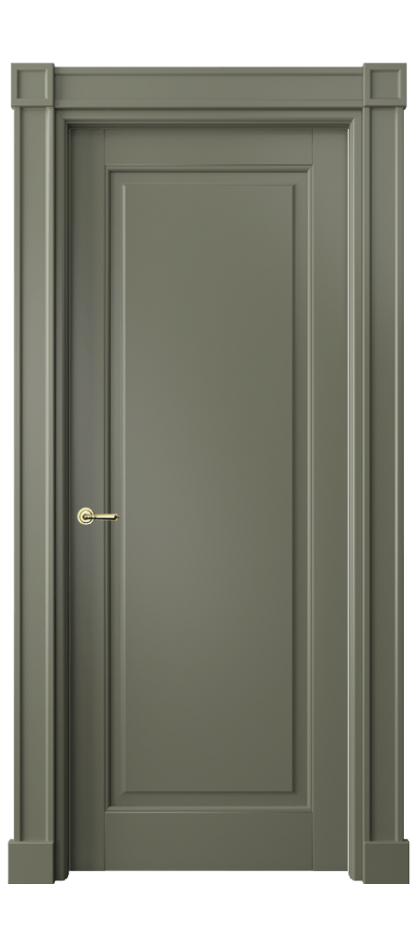 Межкомнатная дверь Тоскана Плано 6301 Матовый оливковый тёмный  Цена 146340 ₽ | Volhovec