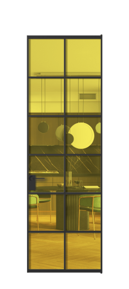 Алюминиевая дверь АЛПЛ040.05 Алюминий Черный Прозрачное жёлтое стекло, триплекс. Без короба чер Цена 136980 Стоимость комплекта двери включает:
1. Полотно (600/650/700/750/800/850/900/950*2000-2400 мм).
2. Короб
3. Комплект фурнитуры (2 торцевые петли и магнитный замок с ответной планкой). Фабрика дверей Волховец 8 (800) 551 43 19 Алюминиевая дверь АЛПЛ040.05 Алюминий Черный Прозрачное жёлтое стекло, триплекс Цена 136980 | Volhovec