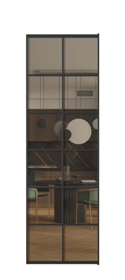 Алюминиевая дверь АЛПЛ040.05 Алюминий Черный Прозрачное бронзовое стекло, триплекс. Без короба чер Цена 136980 Стоимость комплекта двери включает:
1. Полотно (600/650/700/750/800/850/900/950*2000-2400 мм).
2. Короб
3. Комплект фурнитуры (2 торцевые петли и магнитный замок с ответной планкой). Фабрика дверей Волховец 8 (800) 551 43 19 Алюминиевая дверь АЛПЛ040.05 Алюминий Черный Прозрачное бронзовое стекло, триплекс Цена 136980 | Volhovec