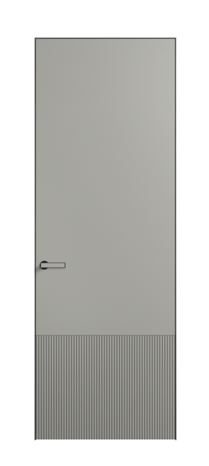 Межкомнатная дверь Вельвет АКП 8202 Матовый нейтральный серый. Цена 65280  | Volhovec