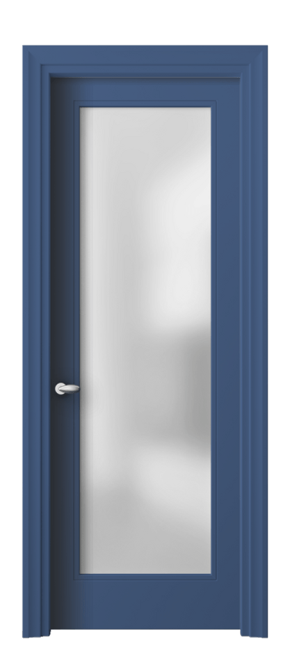 Межкомнатная дверь Esse 8502 Матовый белоснежный Сатинированное стекло Цена 85540 ₽ | Volhovec