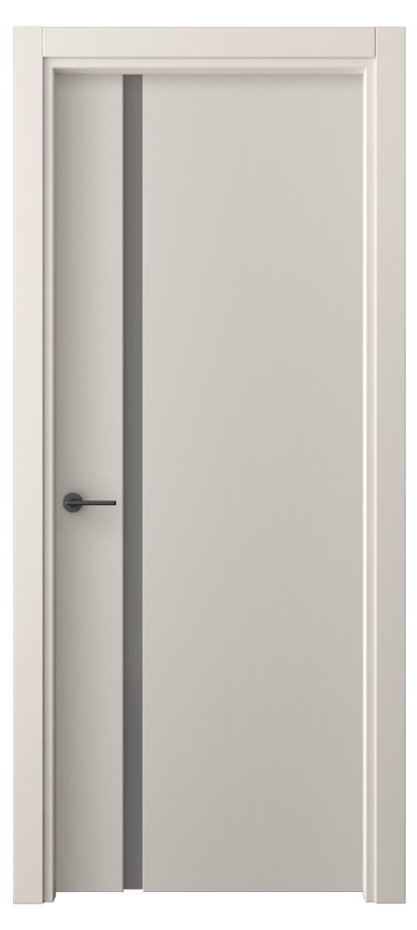 Межкомнатная дверь Freedom 4222 ПЭТ светло-серый Сатинированное серое стекло, триплекс Цена 42350 ₽ | Volhovec