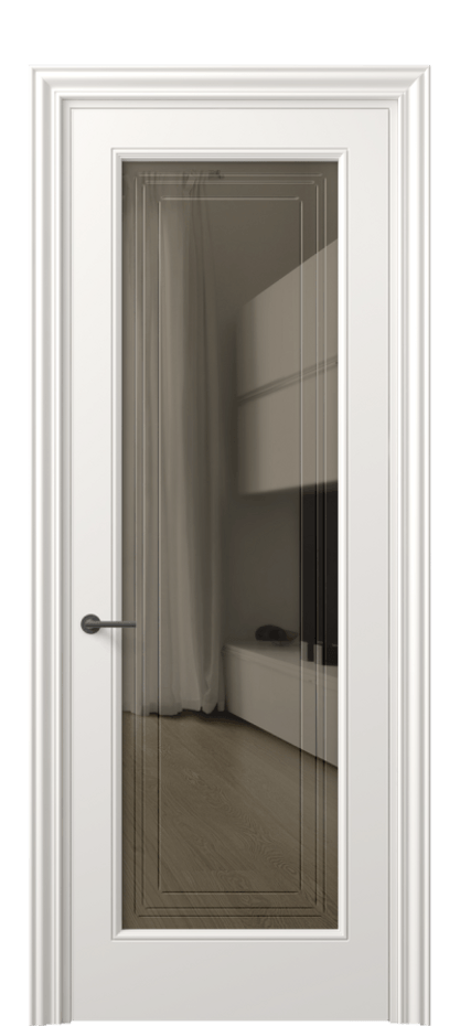 Дверь межкомнатная Mascot 8400 Матовый пудровый белый Прозрачное бронзовое стекло с гравировкой "Грани", триплекс, 7 мм Фигурный наличник МПБЛ Цена 68290 ₽ Наличники уже входят в базовый комплект. Фабрика дверей Волховец 8 (800) 551 43 19 Межкомнатная дверь Mascot 8400 Матовый пудровый белый Прозрачное бронзовое стекло с гравировкой "Грани", триплекс, 7 мм Цена 68290 ₽ | Volhovec