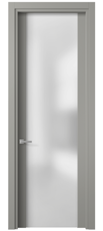 Дверь межкомнатная Planum 4114 Матовый нейтральный серый Сатинированное стекло Гладкий наличник МНСР Цена 65230 ₽ Наличники уже входят в базовый комплект. Фабрика дверей Волховец 8 (800) 551 43 19 Межкомнатная дверь Planum 4114 Матовый нейтральный серый Сатинированное стекло Цена 65230 ₽ | Volhovec