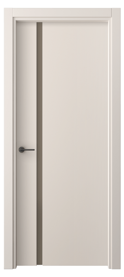 Межкомнатная дверь Freedom 4222 ПЭТ пудровый бежевый Сатинированное бронзовое стекло, триплекс Цена 33880 ₽ | Volhovec