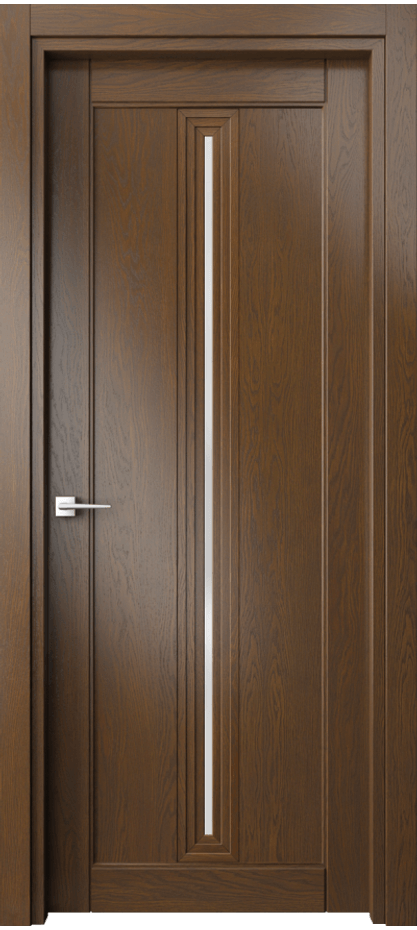 Межкомнатная дверь Ego 6123 Дуб королевский Сатинированное стекло Цена 95439 ₽ | Volhovec