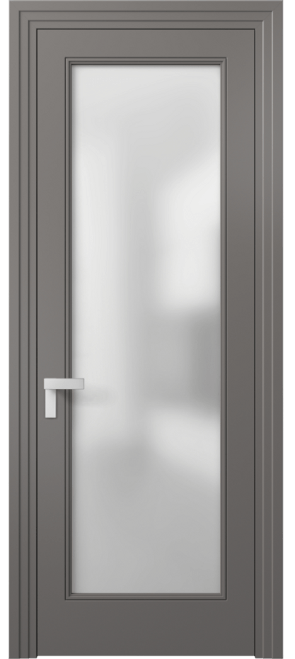 Дверь межкомнатная Rocca 8300 Матовый классический серый Сатинированное стекло Каскадный компланарный наличник МКЛС Цена 78451 ₽ Наличники уже входят в базовый комплект. Фабрика дверей Волховец 8 (800) 551 43 19 Межкомнатная дверь Rocca 8300 Матовый классический серый Сатинированное стекло Цена 78451 ₽ | Volhovec