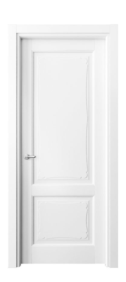 Межкомнатная дверь Тоскана Элегантэ 6323 Матовый белоснежный  Цена 110440 ₽ | Volhovec