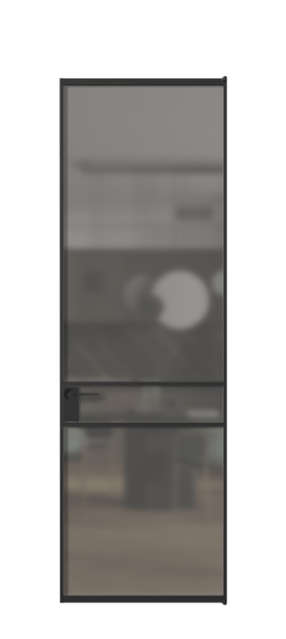 Алюминиевая дверь АЛПЛ040.02 Алюминий Черный Сатинированное серое стекло, триплекс. Без короба чер Цена 132140 Стоимость комплекта двери включает:
1. Полотно (600/650/700/750/800/850/900/950*2000-2400 мм).
2. Короб
3. Комплект фурнитуры (2 торцевые петли и магнитный замок с ответной планкой). Фабрика дверей Волховец 8 (800) 551 43 19 Алюминиевая дверь АЛПЛ040.02 Алюминий Черный Сатинированное серое стекло, триплекс Цена 132140 | Volhovec