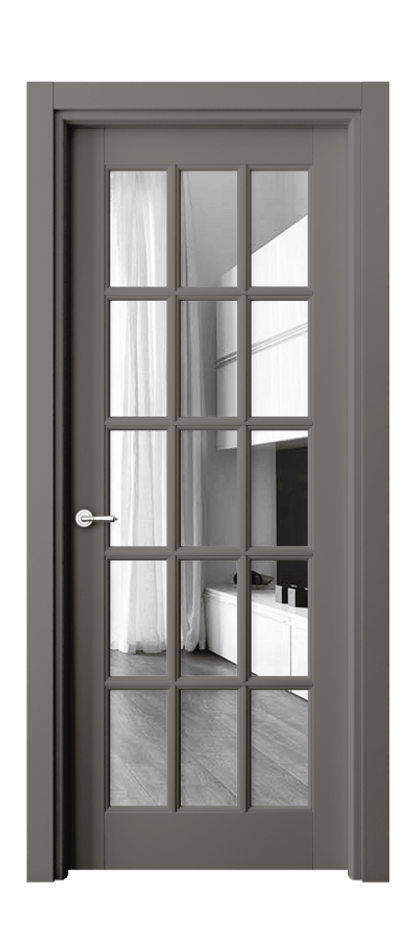 Дверь межкомнатная Toscana Grigliato 6311 Бук классический серый Двустороннее зеркало, триплекс, 6 мм Гладкий наличник БКЛС Цена 97330 ₽ Наличники уже входят в базовый комплект. Фабрика дверей Волховец 8 (800) 551 43 19 Межкомнатная дверь Toscana Grigliato 6311 Бук классический серый Двустороннее зеркало, триплекс, 6 мм Цена 97330 ₽ | Volhovec