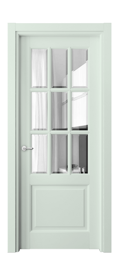 Дверь межкомнатная Toscana Grigliato 6312 Бук белоснежный Прозрачное стекло с фацетом, 6 мм Гладкий наличник ББЛ Цена 127600 ₽ Наличники уже входят в базовый комплект. Фабрика дверей Волховец 8 (800) 551 43 19 Межкомнатная дверь Toscana Grigliato 6312 Бук белоснежный Прозрачное стекло с фацетом, 6 мм Цена 127600 ₽ | Volhovec