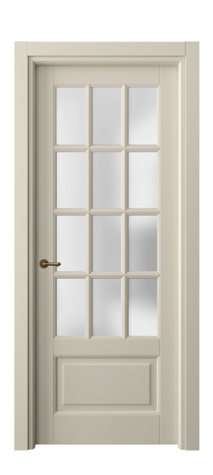 Межкомнатная дверь Toscana Grigliato 6313 Бук бежево-серый Сатинированное стекло Цена 125620 ₽ | Volhovec
