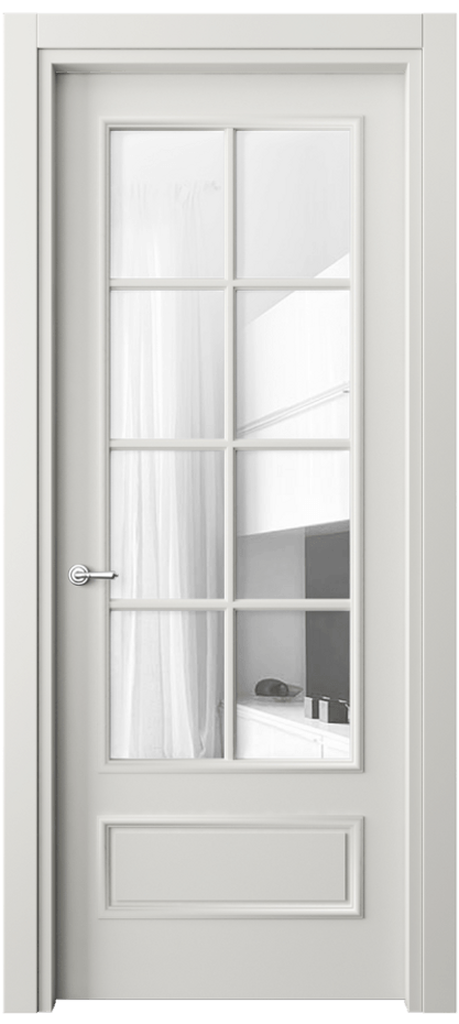 Дверь межкомнатная Paris 8112 Матовый серый Прозрачное стекло Гладкий наличник МСР Цена 84700 ₽ Наличники уже входят в базовый комплект. Фабрика дверей Волховец 8 (800) 551 43 19 Межкомнатная дверь Paris 8112 Матовый серый Прозрачное стекло Цена 84700 ₽| Volhovec