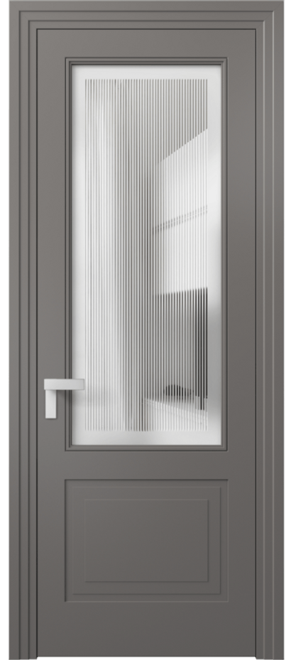 Дверь межкомнатная Rocca 8352 Матовый классический серый Сатинированное с гравировкой "Каннелюры", триплекс Каскадный компланарный наличник МКЛС Цена 101090 ₽ Наличники уже входят в базовый комплект. Фабрика дверей Волховец 8 (800) 551 43 19 Межкомнатная дверь Rocca 8352 Матовый классический серый Сатинированное с гравировкой "Каннелюры", триплекс Цена 101090 ₽ | Volhovec