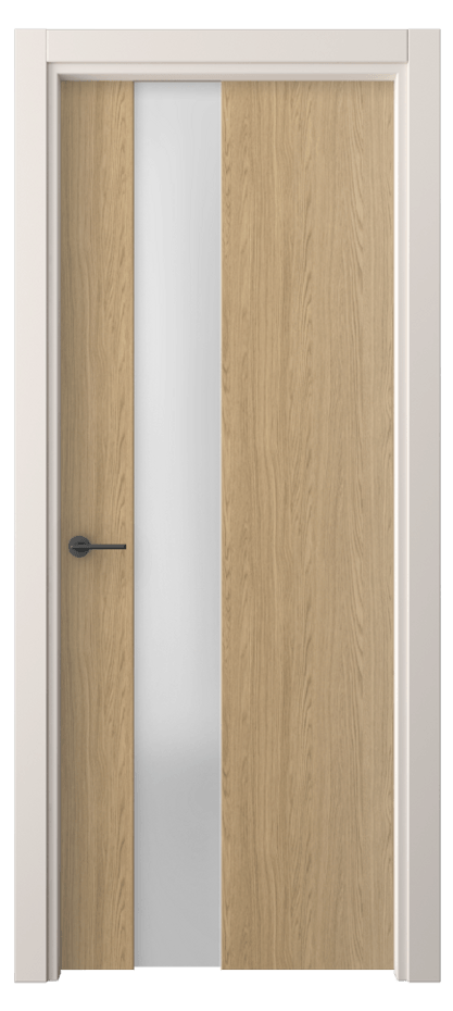 Межкомнатная дверь Freedom 4224 Жемчужный дуб Сатинированное стекло Цена 33700 ₽ | Volhovec