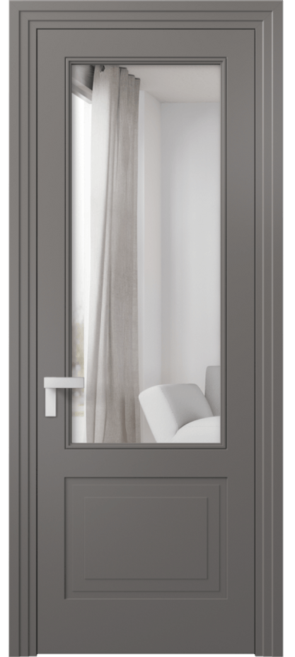 Дверь межкомнатная Rocca 8352 Матовый классический серый Двустороннее зеркало, триплекс Каскадный компланарный наличник МКЛС Цена 93390 ₽ Наличники уже входят в базовый комплект. Фабрика дверей Волховец 8 (800) 551 43 19 Межкомнатная дверь Rocca 8352 Матовый классический серый Двустороннее зеркало, триплекс Цена 93390 ₽ | Volhovec