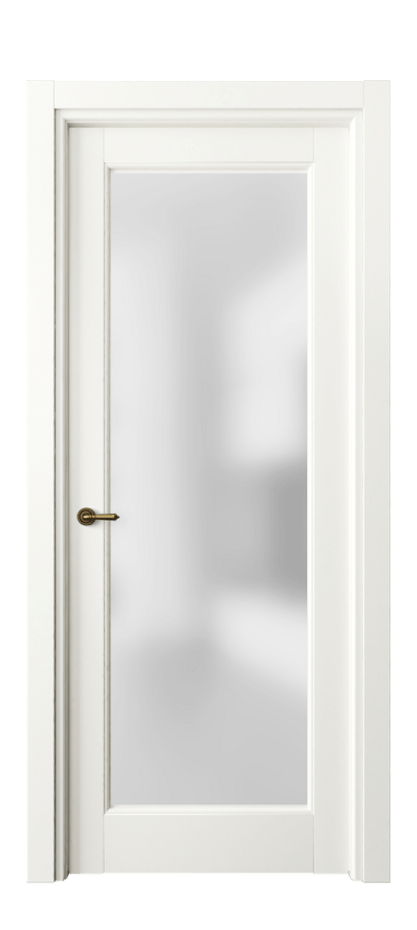 Межкомнатная дверь Toscana Litera 6300 Бук жемчуг Сатинированное стекло Цена 104060 ₽ | Volhovec