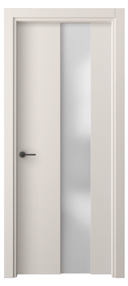 Межкомнатная дверь Freedom 4226 ПЭТ тёплый-белый Сатинированное стекло Цена 44840 сом | Volhovec