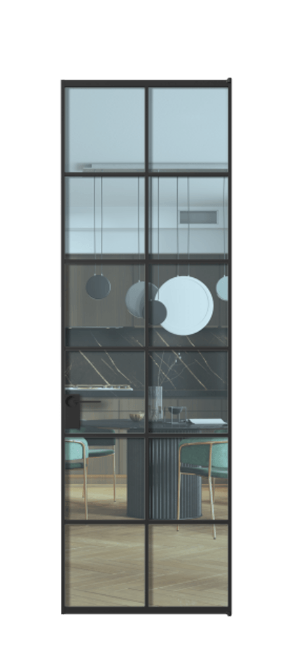 Алюминиевая дверь АЛПЛ040.05 Алюминий Черный Прозрачное голубое стекло, триплекс. Без короба чер Цена 136980 Стоимость комплекта двери включает:
1. Полотно (600/650/700/750/800/850/900/950*2000-2400 мм).
2. Короб
3. Комплект фурнитуры (2 торцевые петли и магнитный замок с ответной планкой). Фабрика дверей Волховец 8 (800) 551 43 19 Алюминиевая дверь АЛПЛ040.05 Алюминий Черный Прозрачное голубое стекло, триплекс Цена 136980 | Volhovec