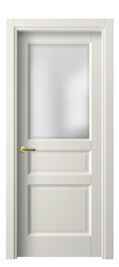 Межкомнатная дверь Галант 1432 Матовый жемчужный Сатинированное стекло Цена 47600 ₽ | Volhovec