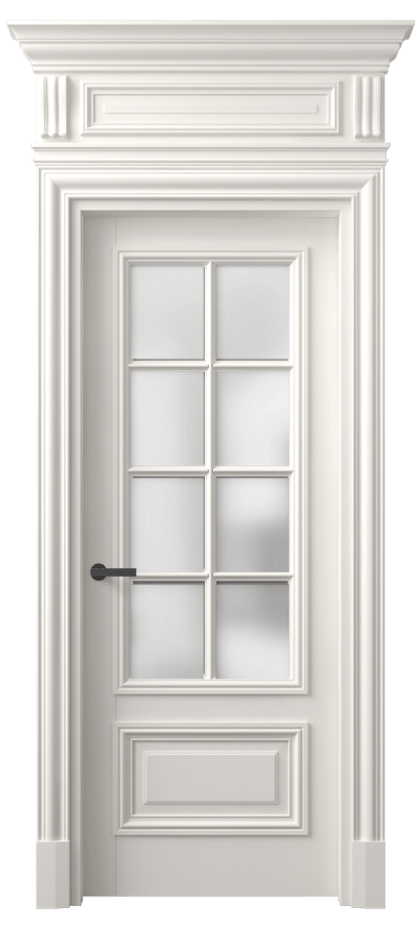 Межкомнатная дверь Antique 7316 Бук пудровый белый Сатинированное стекло Цена 148480 ₽ | Volhovec