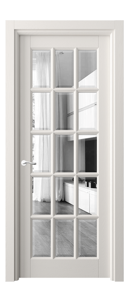 Дверь межкомнатная Лигнум 0708 Дуб пудровый белый Двустороннее зеркало с фацетом, триплекс Гладкий наличник ДПБЛ Цена 179520 ₽ Наличники уже входят в базовый комплект. Фабрика дверей Волховец 8 (800) 551 43 19 Межкомнатная дверь Лигнум 0708 Дуб пудровый белый Двустороннее зеркало с фацетом, триплекс Цена 179520 ₽ | Volhovec