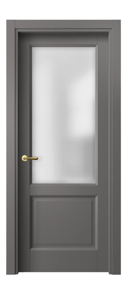 Межкомнатная дверь Галант 1422 Матовый классический серый Сатинированное стекло Цена 47600 ₽ | Volhovec