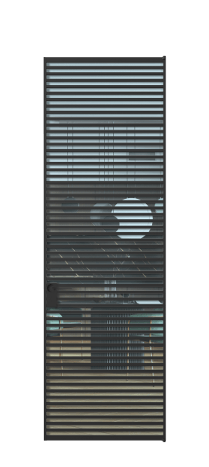 Алюминиевая дверь АЛПЛ040.07 Алюминий Черный Прозрачное голубое стекло, триплекс. Без короба чер Цена 205010 Стоимость комплекта двери включает:
1. Полотно (600/650/700/750/800/850/900/950*2000-2400 мм).
2. Короб
3. Комплект фурнитуры (2 торцевые петли и магнитный замок с ответной планкой). Фабрика дверей Волховец 8 (800) 551 43 19 Алюминиевая дверь АЛПЛ040.07 Алюминий Черный Прозрачное голубое стекло, триплекс Цена 205010 | Volhovec