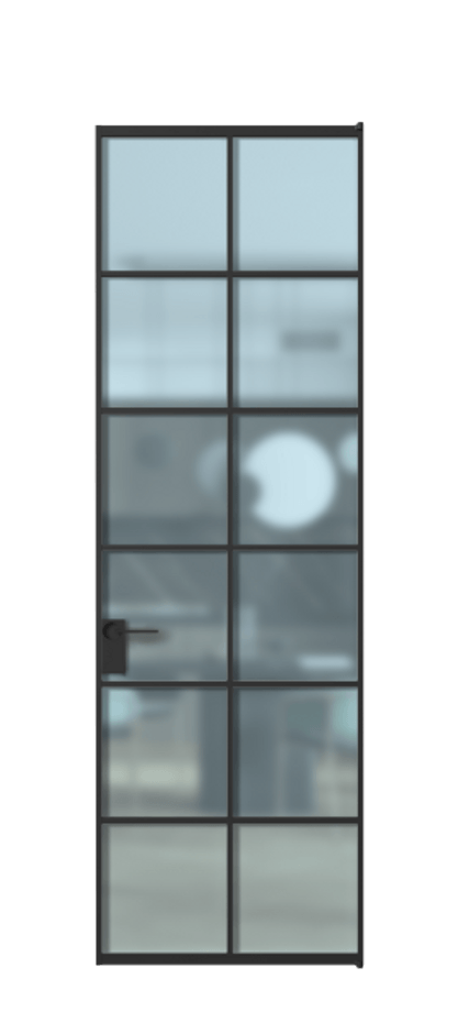 Алюминиевая дверь АЛПЛ040.05 Алюминий Черный Сатинированное голубое стекло, триплекс. Без короба чер Цена 136980 Стоимость комплекта двери включает:
1. Полотно (600/650/700/750/800/850/900/950*2000-2400 мм).
2. Короб
3. Комплект фурнитуры (2 торцевые петли и магнитный замок с ответной планкой). Фабрика дверей Волховец 8 (800) 551 43 19 Алюминиевая дверь АЛПЛ040.05 Алюминий Черный Сатинированное голубое стекло, триплекс Цена 136980 | Volhovec