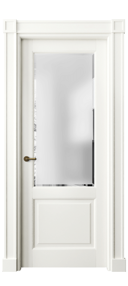 Дверь межкомнатная Тоскана Плано 6302 Матовый жемчужный Сатинированное стекло с фацетом Гладкие пилястры с квадратными розетками МЖМ Цена 142600 ₽ Наличники уже входят в базовый комплект. Фабрика дверей Волховец 8 (800) 551 43 19 Межкомнатная дверь Тоскана Плано 6302 Матовый жемчужный Сатинированное стекло с фацетом Цена 142600 ₽ | Volhovec