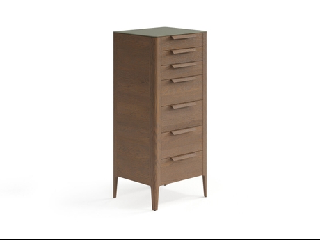 Мебель Комод Piega 7 ящиков. Цвет Дуб туманный матовый. Материал Массив дуба матовый. Коллекция Комод Piega 7 ящиков. Картинка.