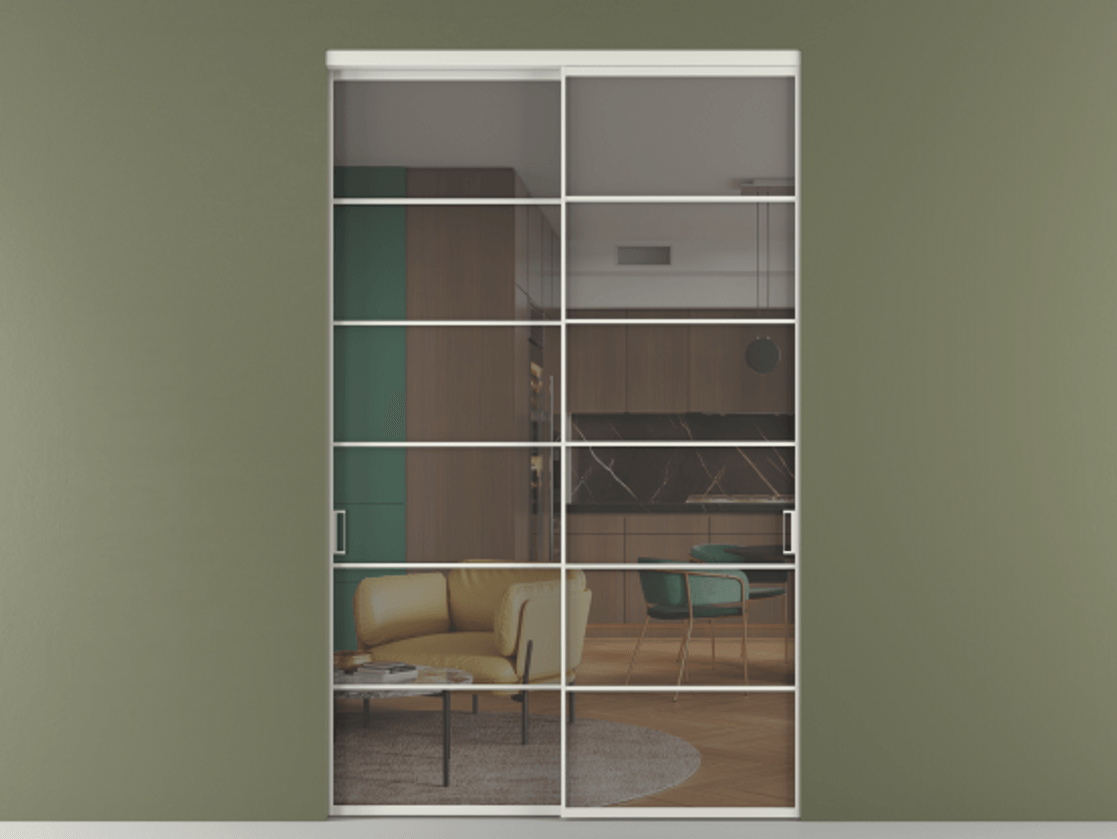 Перегородка Формато внутри проёма 2 створки АЛПР 040.04 Алюминий серый Прозрачное серое стекло, триплекс. Цена 495200 ₽ 1. Полотно 2 шт. (800/2100 мм)
2. Комплект установки раздвижной системы
3. Базовый комплект фурнитуры
4.Ручка Рондо. Фабрика дверей Волховец 8 (800) 551 43 19 Перегородка Формато внутри проёма 2 створки АЛПР 040.04 Алюминий серый Прозрачное серое стекло, триплекс Цена 495200 ₽ | Volhovec