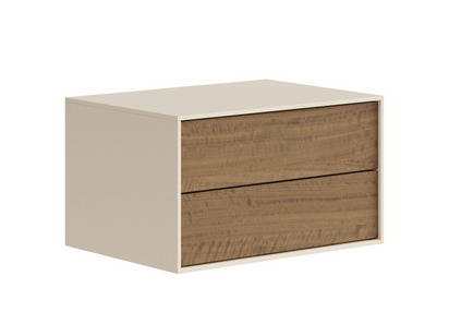 Мебель Тумба подвесная прикроватная Module 2 ящика. Цвет Матовый светло-бежевый. Материал Гладкая эмаль. Коллекция Тумба подвесная прикроватная Module 2 ящика. Фото. Мебель Тумба подвесная прикроватная Module 2 ящика. Цвет Матовый светло-бежевый. Материал Гладкая эмаль. Коллекция Тумба подвесная прикроватная Module 2 ящика. Картинка.