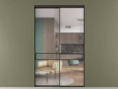 Алюминевая перегородка АЛПР 040.02_ААН_Matelux Crystalvision_new. Цвет Алюминий антрацит. Материал Алюминий в эмали. Коллекция Перегородка Formato внутри проёма двустворчатая. Фото. Алюминевая перегородка АЛПР 040.02_ААН_Matelux Crystalvision_new. Цвет Алюминий антрацит. Материал Алюминий в эмали. Коллекция Перегородка Formato внутри проёма двустворчатая. Картинка.