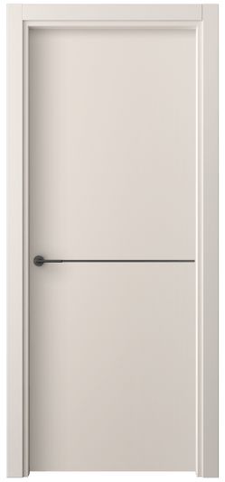 Дверь межкомнатная 4207 ПЭПБ. Цвет ПЭТ пудровый бежевый. Материал ПЭТ. Коллекция Freedom. Картинка.