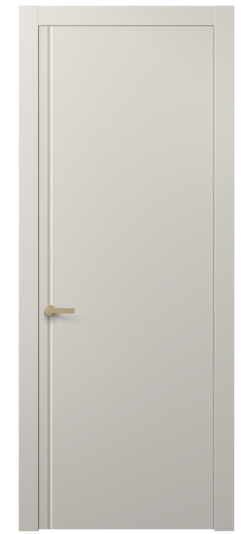 Дверь межкомнатная АКП 8644 МОС. Цвет Матовый облачно-серый. Материал Гладкая эмаль. Коллекция Alba. Картинка.