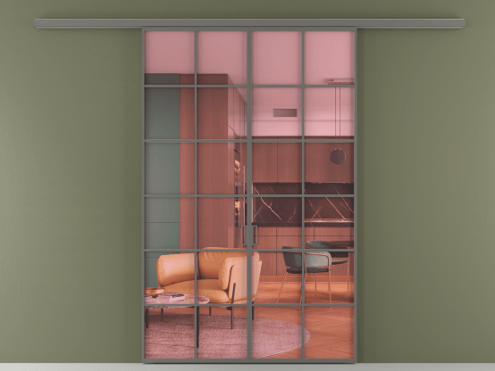 Алюминевая перегородка АЛПР 040.05_АКЛС_ПРОЗ РОЗ_new. Цвет Алюминий классический серый. Материал Алюминий в эмали. Коллекция Перегородка Formato вдоль стены 2 створки. Фото. Алюминевая перегородка АЛПР 040.05_АКЛС_ПРОЗ РОЗ_new. Цвет Алюминий классический серый. Материал Алюминий в эмали. Коллекция Перегородка Formato вдоль стены 2 створки. Картинка.