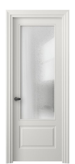 Дверь межкомнатная 8542 МСР ЛЕД. Цвет Матовый серый. Материал Гладкая эмаль. Коллекция Esse. Картинка.