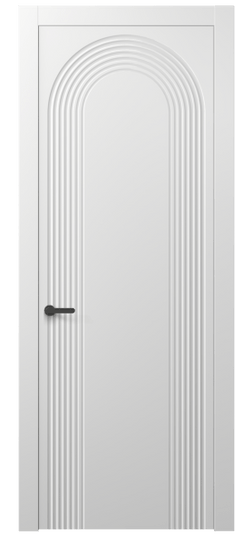 Дверь межкомнатная АКП 8648 МБЛ. Цвет Матовый белоснежный. Материал Гладкая эмаль. Коллекция Alba. Картинка.