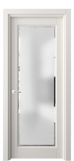 Дверь межкомнатная 0700 БПБЛ САТ-Ф. Цвет Бук пудровый белый. Материал Массив бука эмаль. Коллекция Lignum. Картинка.