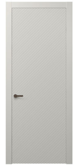 Дверь межкомнатная АКП 8628 МТСР. Цвет Матовый тёплый серый. Материал Гладкая эмаль. Коллекция Dune. Картинка.