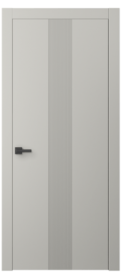 Дверь межкомнатная АКП 8042 МТСР. Цвет Матовый тёплый серый. Материал Гладкая эмаль. Коллекция Linea. Картинка.