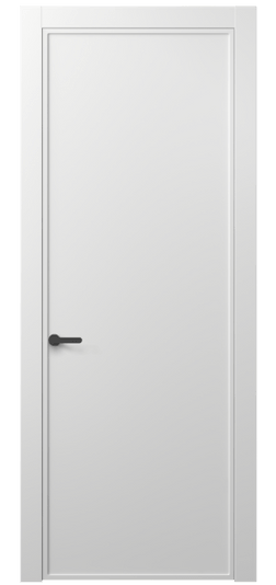 Дверь межкомнатная АКП 8601 МБЛ. Цвет Матовый белоснежный. Материал Гладкая эмаль. Коллекция Frame. Картинка.