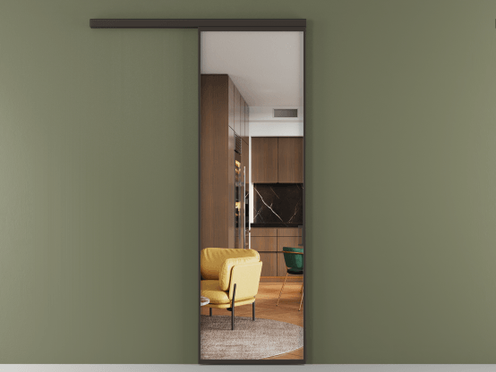 Алюминевая перегородка АЛПР 040.01_ААН_Crystalvision_new. Цвет Алюминий антрацит. Материал Алюминий в эмали. Коллекция Перегородка Формато вдоль стены 1 створка. Фото. Алюминевая перегородка АЛПР 040.01_ААН_Crystalvision_new. Цвет Алюминий антрацит. Материал Алюминий в эмали. Коллекция Перегородка Формато вдоль стены 1 створка. Картинка.