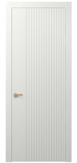 Дверь межкомнатная АКП 8643 МССР. Цвет Матовый светло-серый. Материал Гладкая эмаль. Коллекция Alba. Картинка.