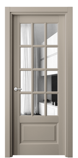 Межкомнатная дверь 6313 МБСК Зеркало. Цвет Матовый бисквитный. Материал Гладкая эмаль. Коллекция Тоскана Грильято. Фото. Дверь межкомнатная 6313 МБСК Зеркало. Цвет Матовый бисквитный. Материал Гладкая эмаль. Коллекция Тоскана Грильято. Картинка.